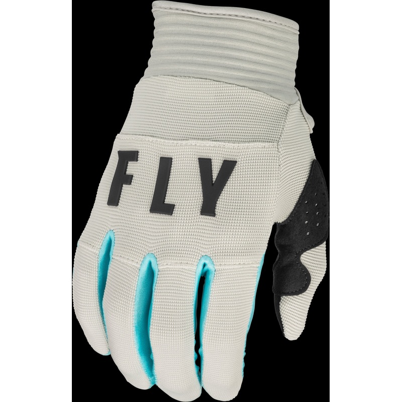 FLY RACING Youth F-16 Gloves Light Grey/Sky Blue Y2xs
