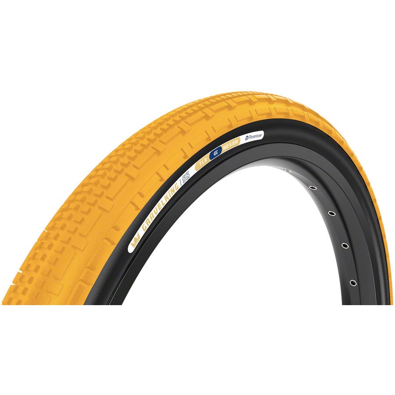 Panaracer GravelKing SK Tire – 700 x 40, Tubeless, Folding, Honey Butter/Black