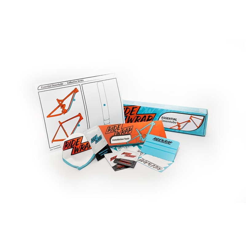 RideWrap Essential Downtube Frame Protection Kit – Gloss