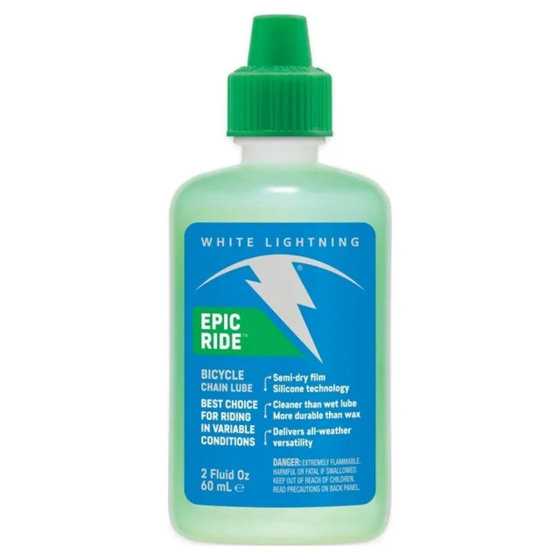WHITE LIGHTNING EPIC RIDE BIKE CHAIN LUBE 4 OZ