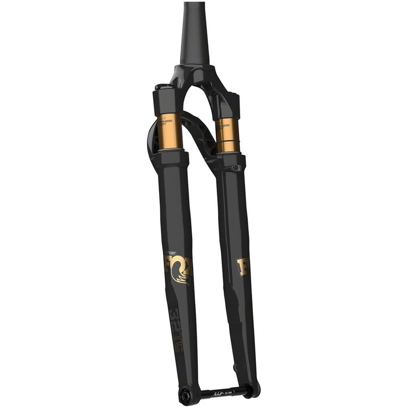 32 Taper-Cast Factory Suspension Fork – 700c, 40 mm, 12 x 100 mm, Kabolt, 45mm Offset, GRIP SL Damper, 3-Position, Shiny Black