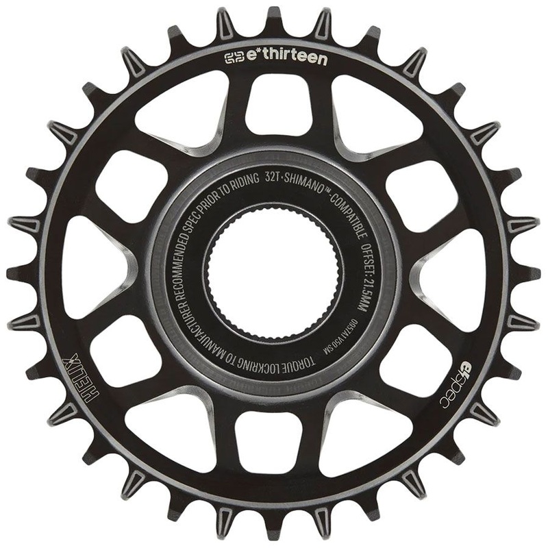 Helix E*Spec Direct Mount Chainring Helix Core e*spec  Chainring, 32T, Shimano Direct Mount, 55mm Chainline, 21.5mm Offset, Shimano/Sram 11/12s Compatible, Black