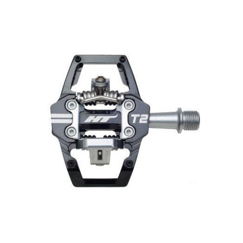 HT T2 Clip In Pedals Black 9/16 Inch