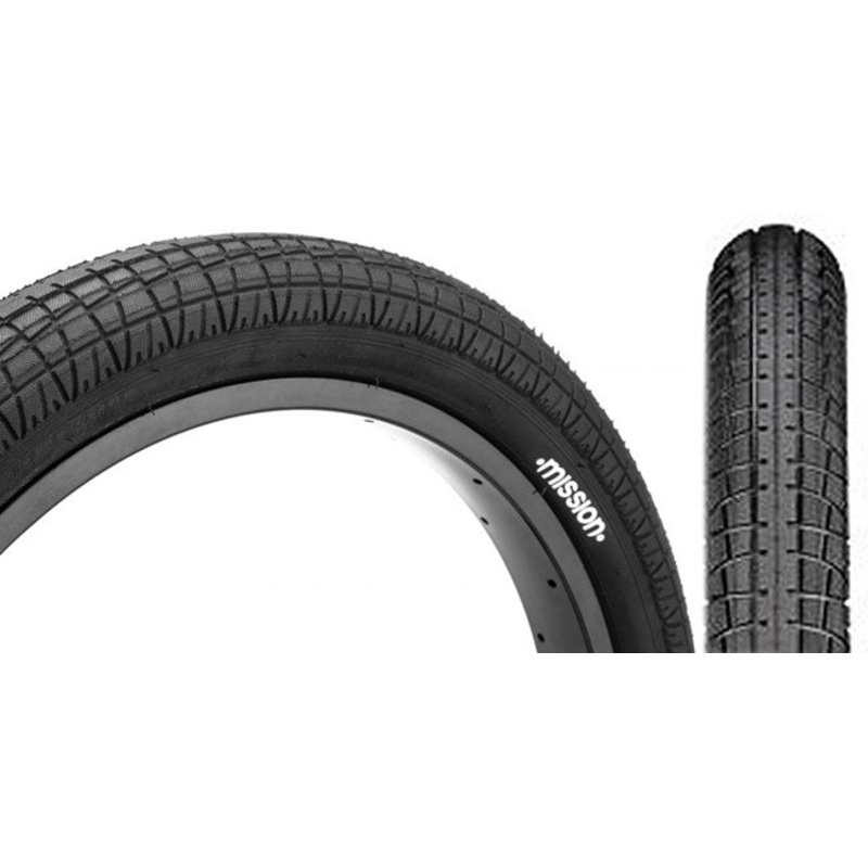 MISSION FLEET TIRE Black – 20″ x 2.3″