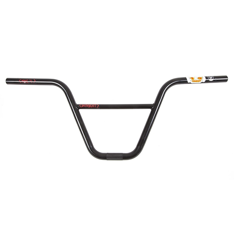 S&M Intrikat Chromoly BMX Handlebars-9.5″ Black