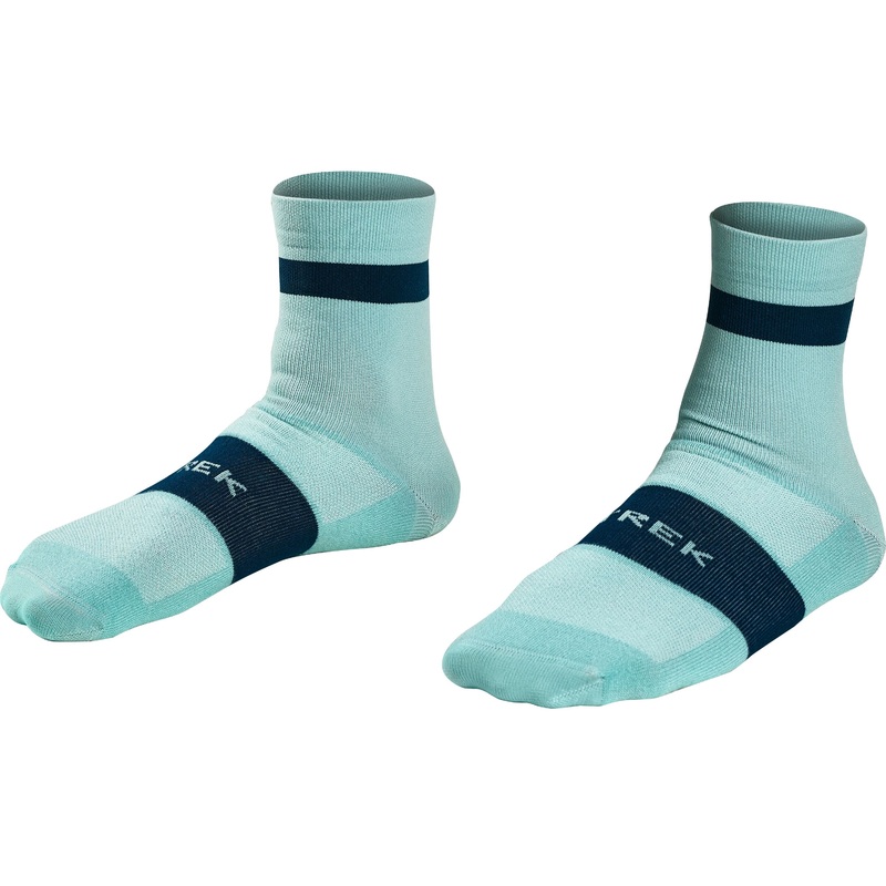 Sock Trek Race Quarter Small (35-38) Blue Sage