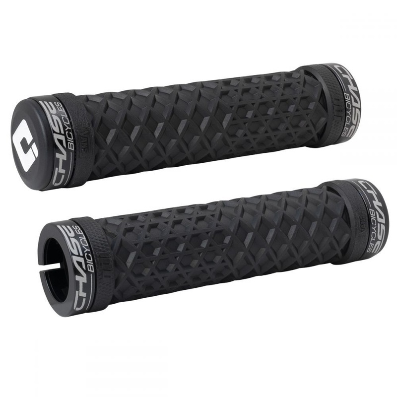 ODI-VANS Chase BMX Lock-on Grips Flangeless Black/Black
