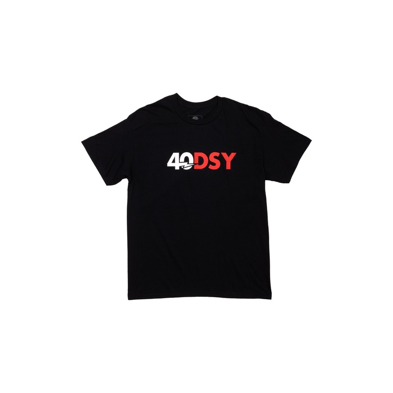 Odyssey 40 Years Tee (Black w/ White+Red Ink) Small