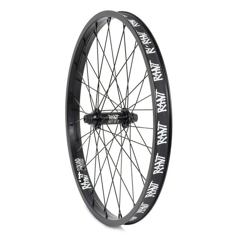 Rant 22″ Party On V2 Front Wheel Black