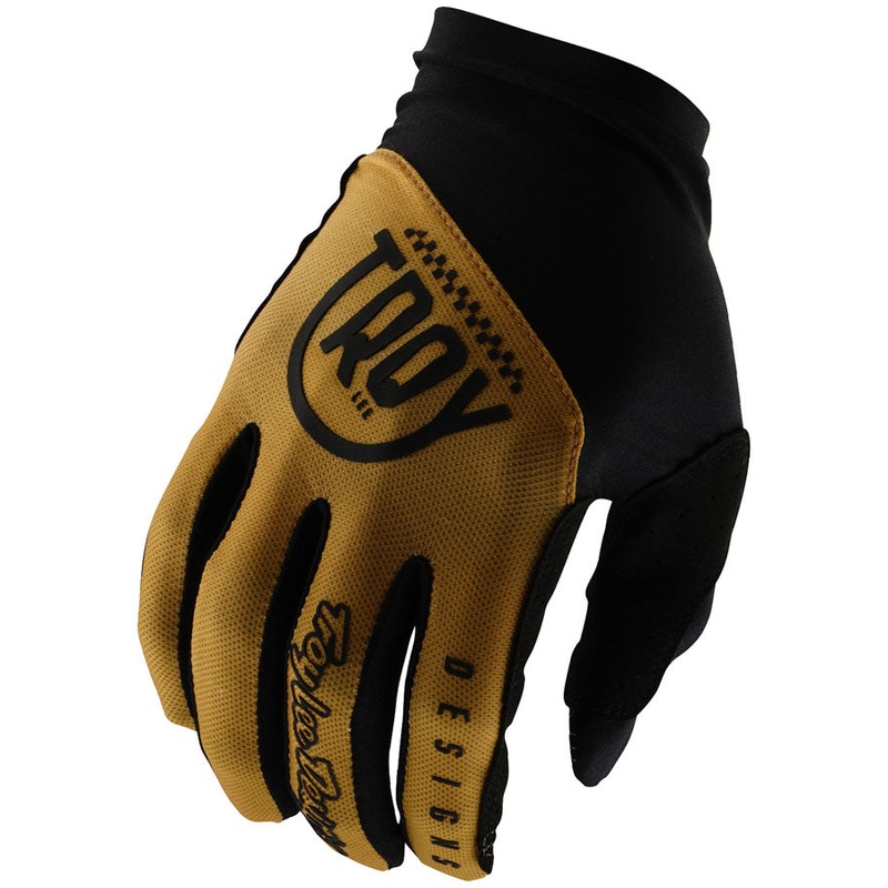 Troy Lee Designs Flowline Glove  Eyez Gold Large