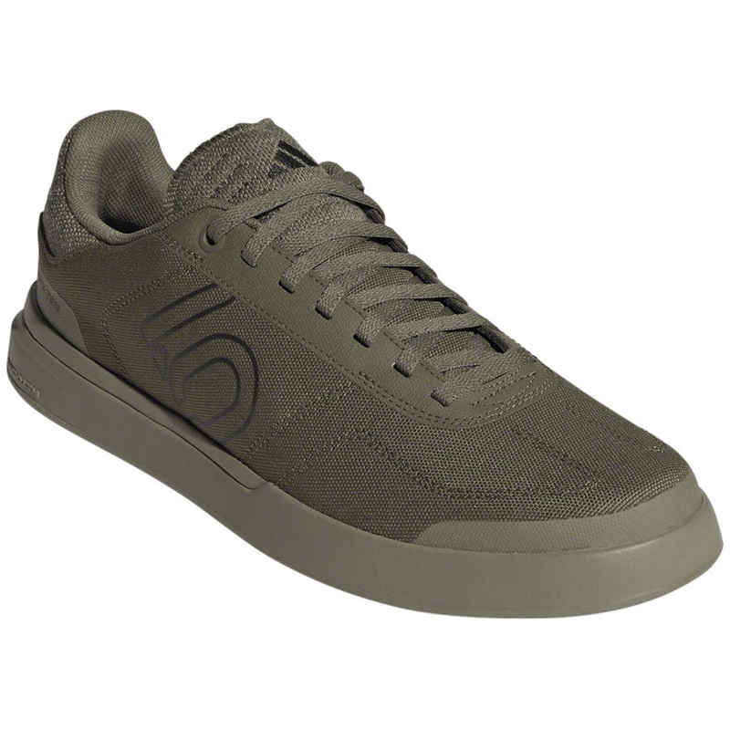 Five Ten Sleuth Deluxe Canvas Flat Shoes – Mens Focus Olive/Core BLK/Orbit Green 10