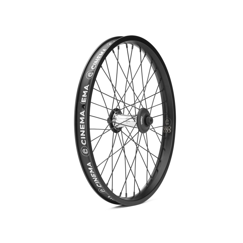 Cinema 888 FX Front Wheel Black w/ Black Hub