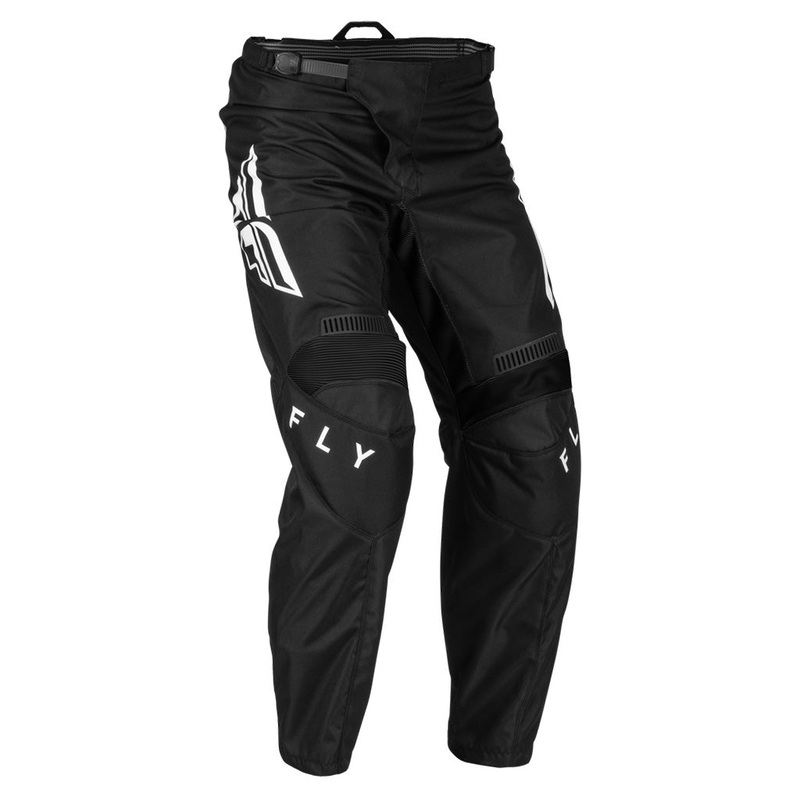 Fly Racing F-16 BMX Race Pants – Black/White Youth 18
