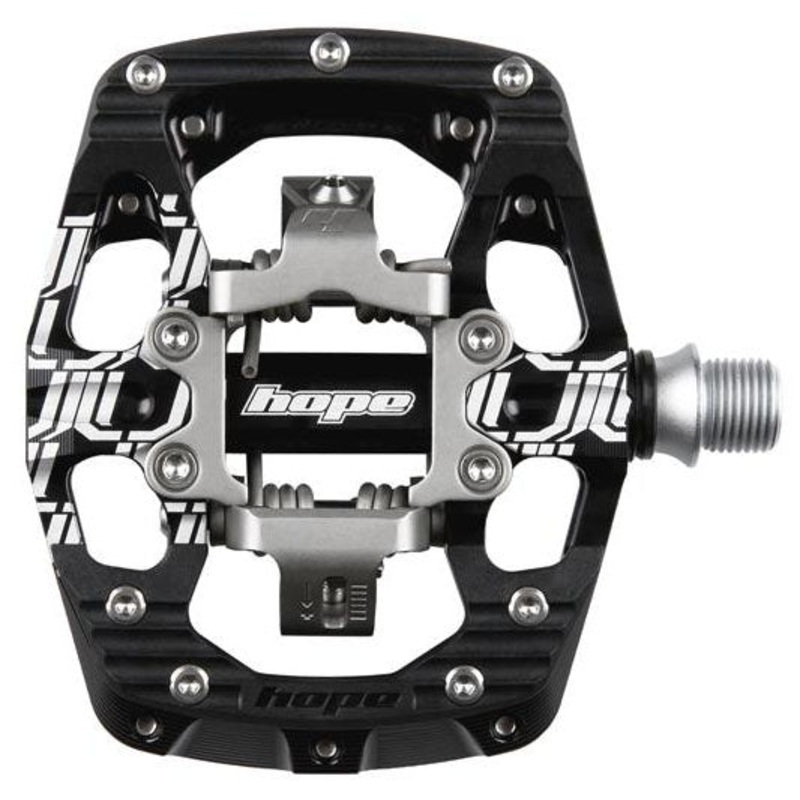 Hope Union GC Pedals – Dual Sided Clipless with Platform 9/16″ Black