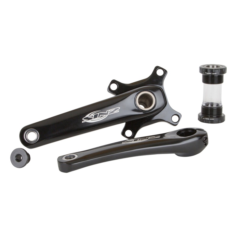 Sinz Elite 2-Piece BMX Cranks-Black 170mm