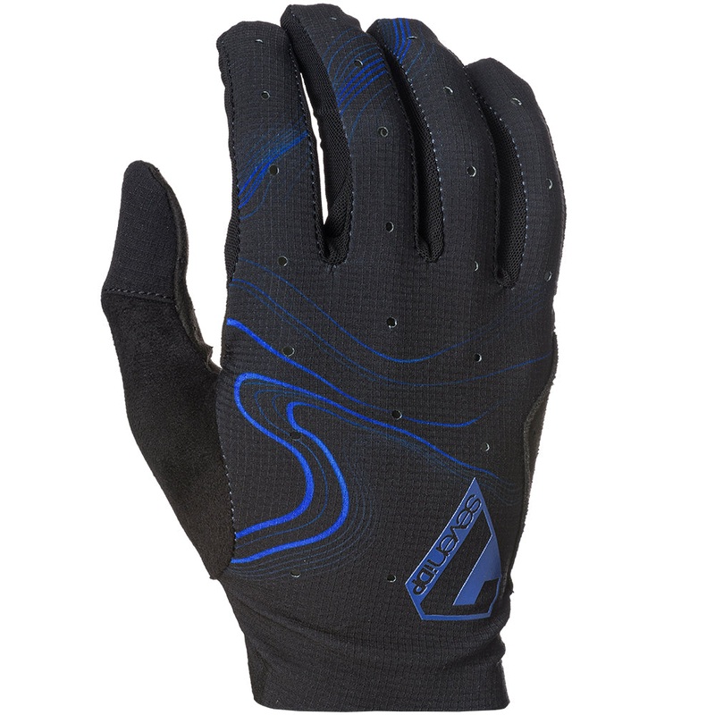 7iDP Control Glove – Black/Blue Pinstripe X-Small