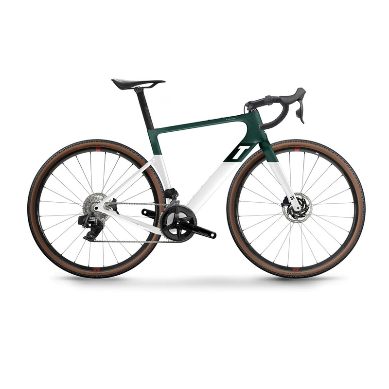 3T Exploro RaceMax Rival AXS 2x Bike – Demo Emerald / White 51cm