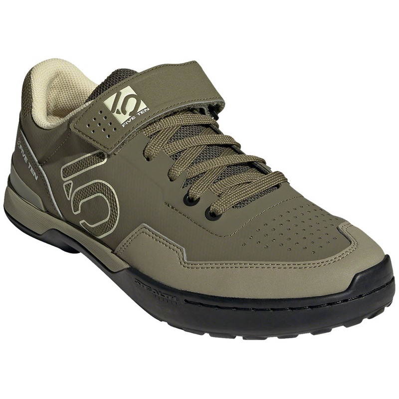 Five Ten Kestrel Lace Mountain Clipless Shoes – Mens Focus Olive/Sandy Beige/Orbit Green 9.5