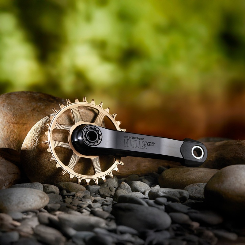 Helix Race Alloy GR Cranks 160x73mm Black