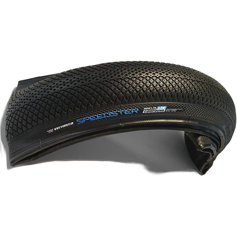 20×1.75 (406mm) Vee Rubber Speedster Folding BMX Tire – 110psi – Black