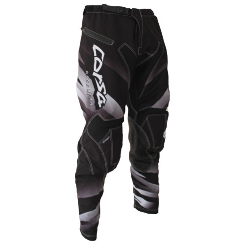 Corsa Warrior BMX Pants-Black Youth 18