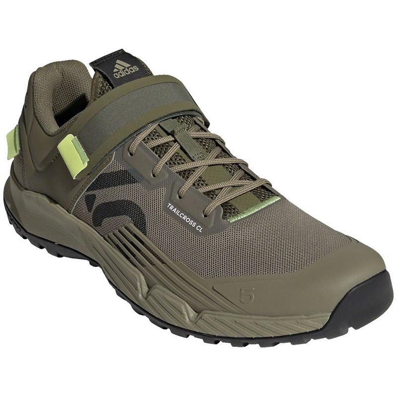 Five Ten Trailcross Mountain Clipless Shoes – Mens Orbit Green/Carbon/Pulse Lime 9