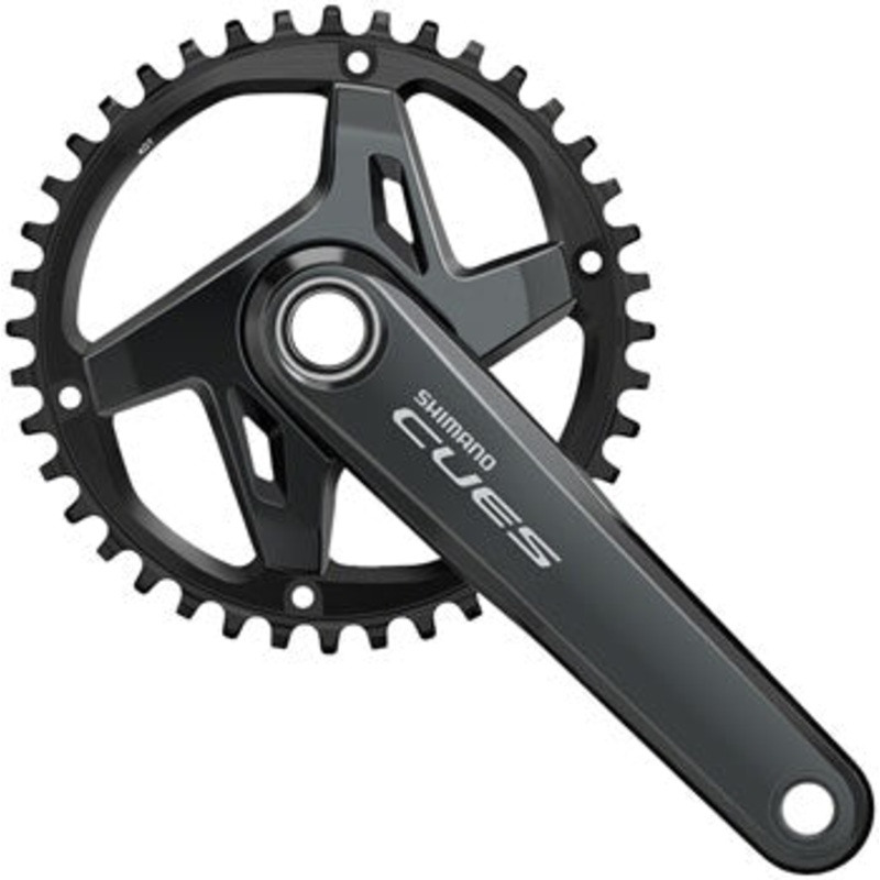 CUES FC-U8000-1 Crankset – 170mm 9/10/11-Speed 40t Asymmetric 96 BCD Hollowtech II BLK