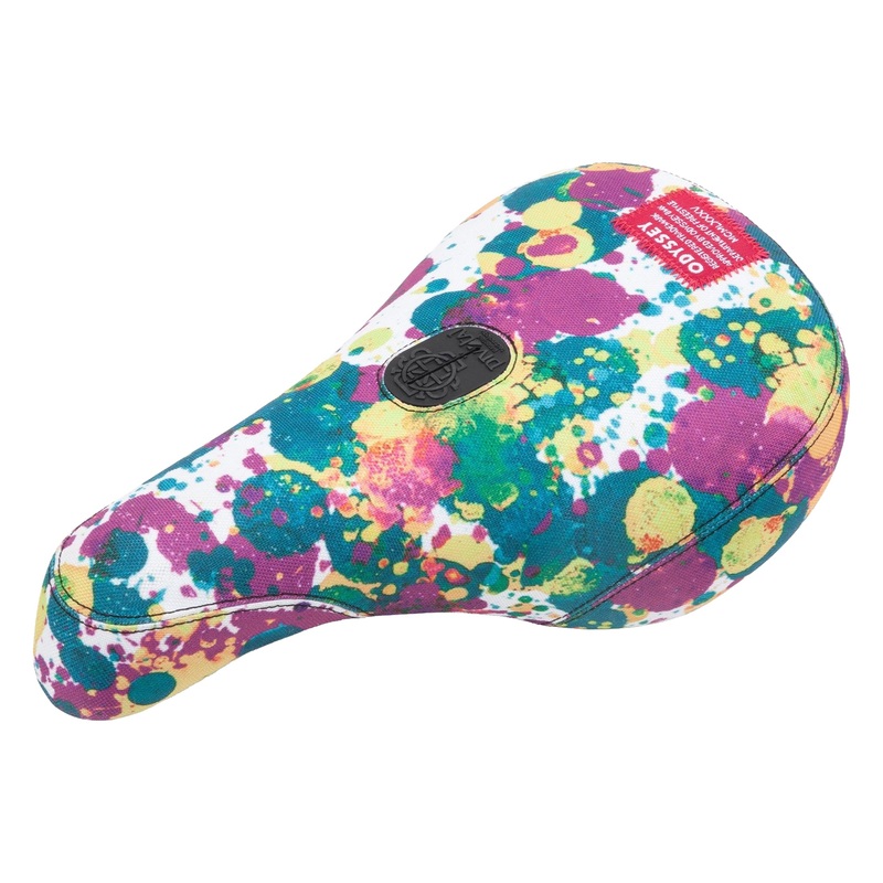 Odyssey Aaron Ross “Splatter” Fat Pivotal BMX Seat – Multicolor
