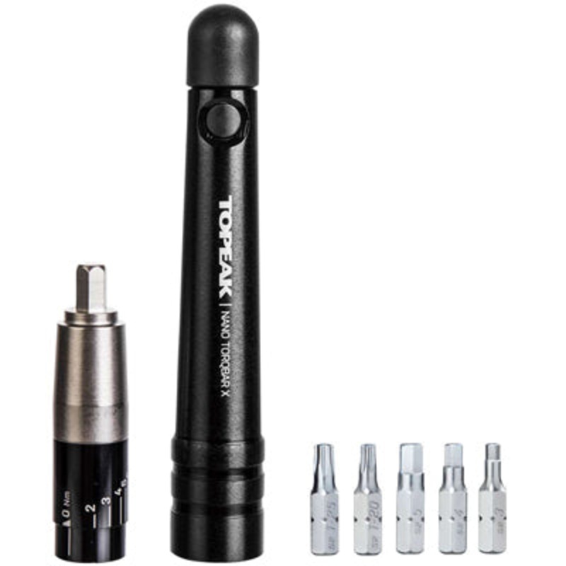 Topeak Tool,Nano Trqbr X 2-6Nm,W/5 Tool Bits Nano Torqbar X  Tools NA N/A