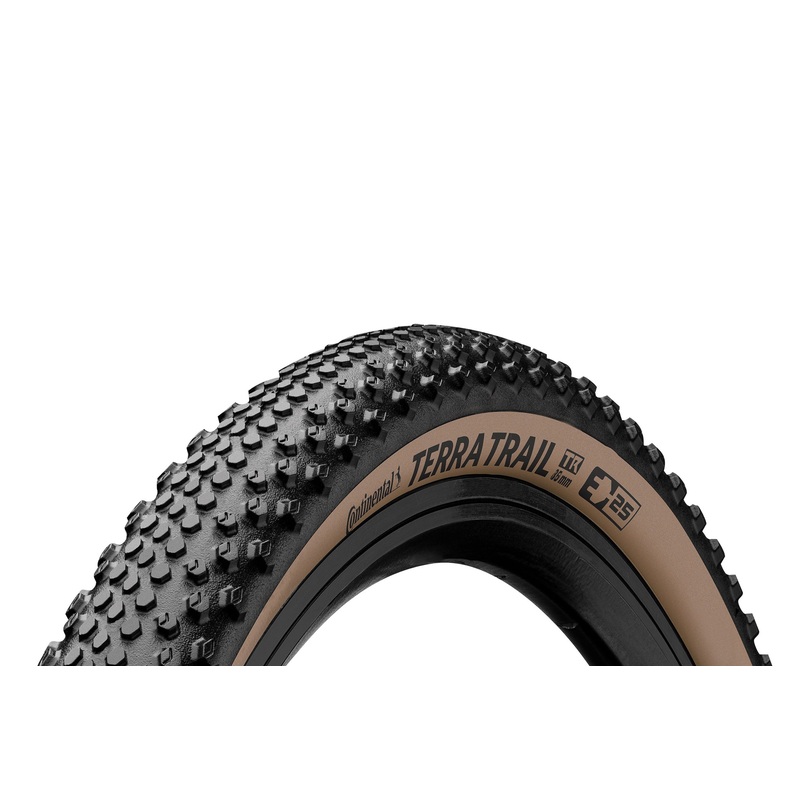 Continental Terra Trail PureGrip ShieldWall System 700C x 45mm Tire Tubeless Black/Brown 700c x 45mm