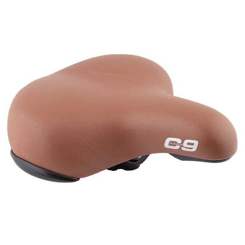 Cloud-9 Support XL Cruiser Steel Multi-Stage Foam Soft Touch Vinyl Elastomer Suspension Brown 11×12.25`