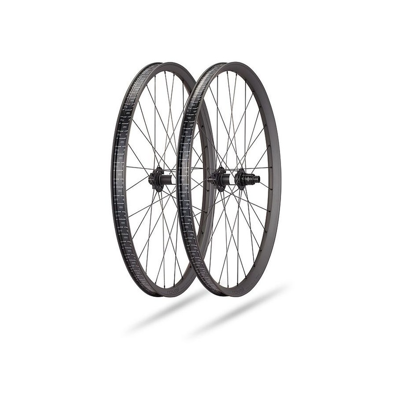 Roval Traverse HD Wheel 350 6B Satin Carbon/Gloss Black 27.5 Rear 28H
