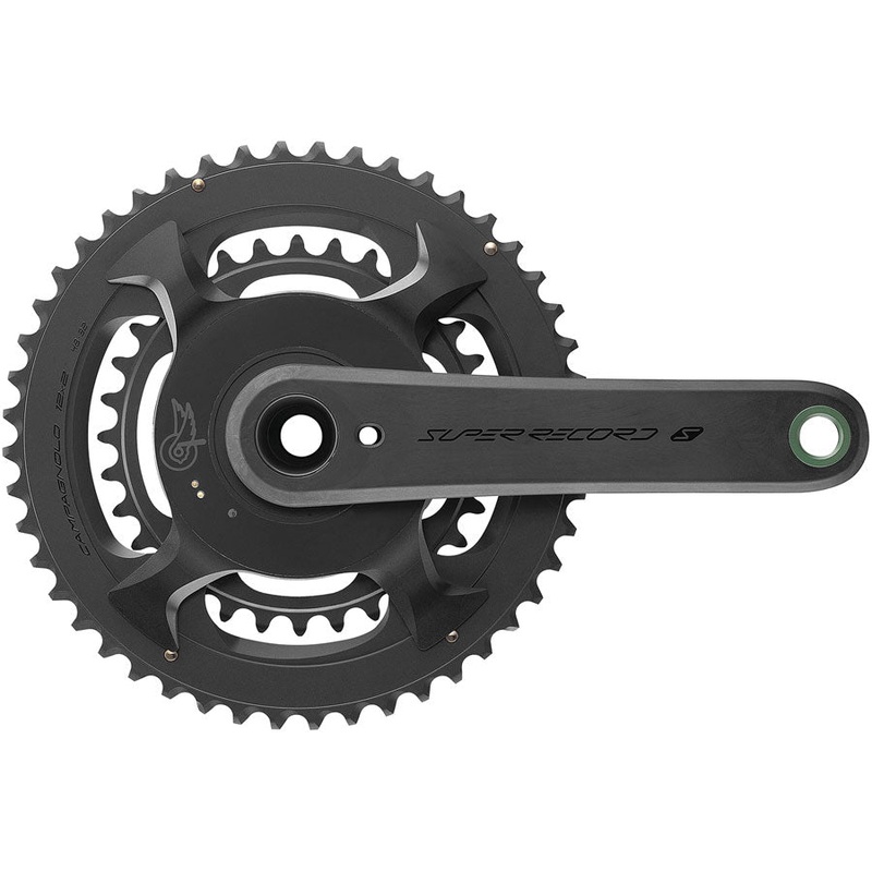 Campagnolo Super Record S Wireless Power Meter Crankset – 172.5mm 12-Speed 52/36t Campy 121/88 Asym BCD Ultra Torque Spindle Carbon