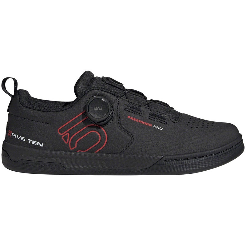 Five Ten Freerider Pro BOA Flat Shoes – Men’s Core Black/Red/FTWR White 10.5