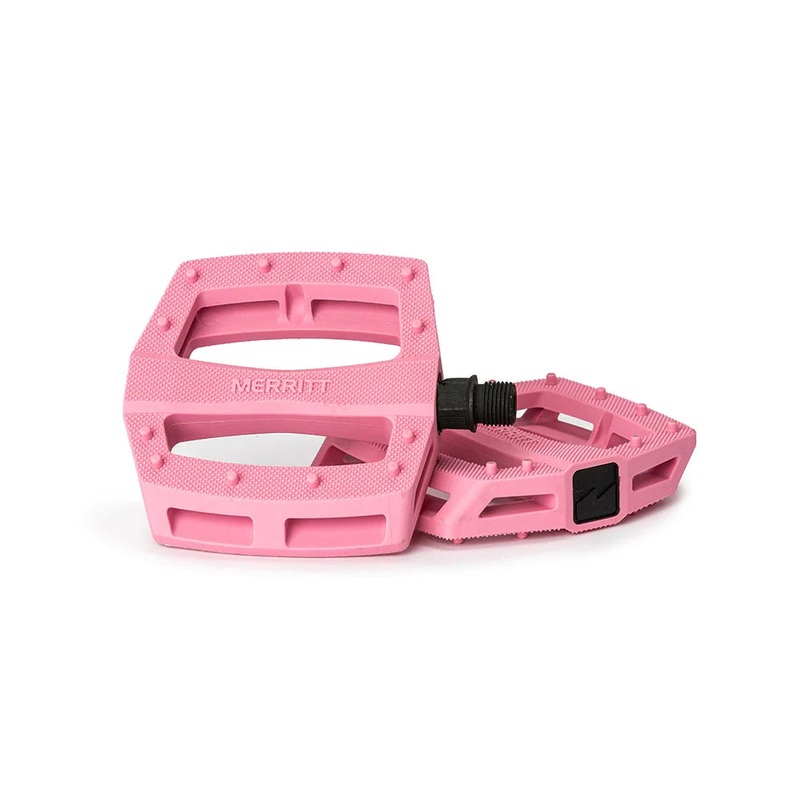 Merritt BMX P1 PC Platform Pedals – 9/16″ – Pink