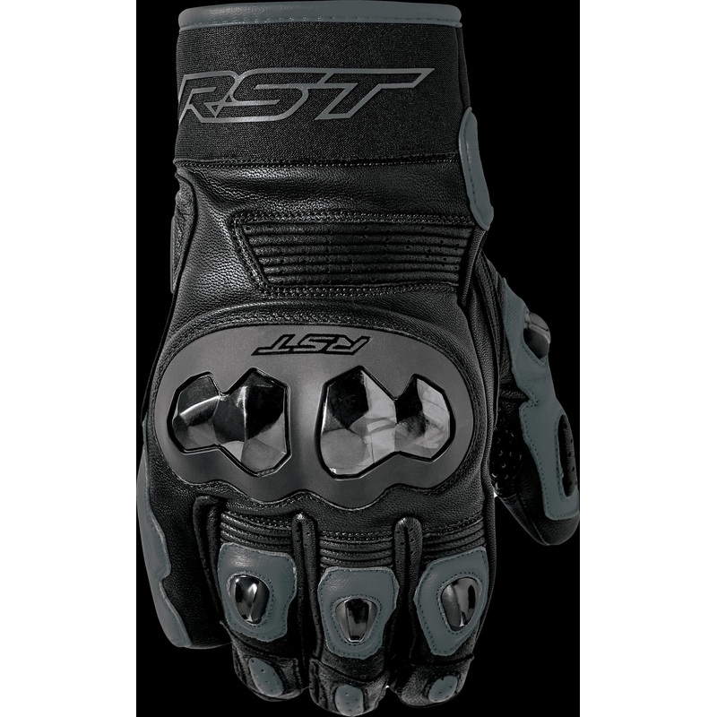 RST Freestyle 3 D3o Glove Black Leather Sm Black Small