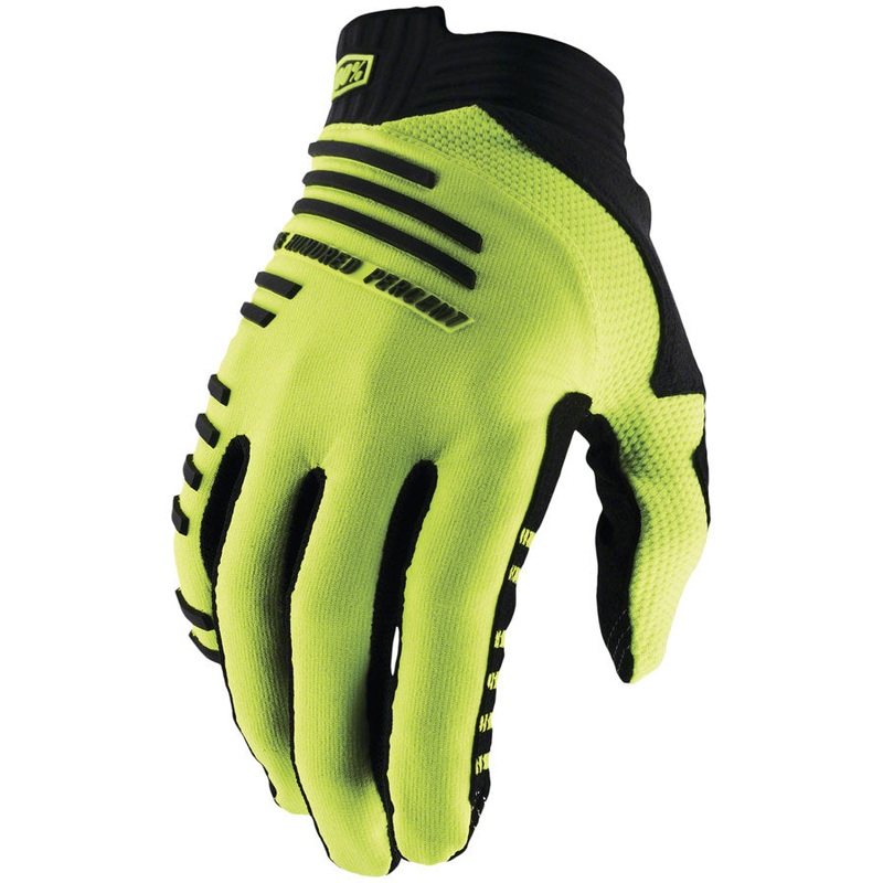 100% R-Core Gloves – Yellow, Full Finger, Men’s, Small