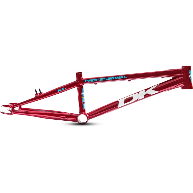 DK Professional PF30 V2 BMX Race Frame-Red Pro XL