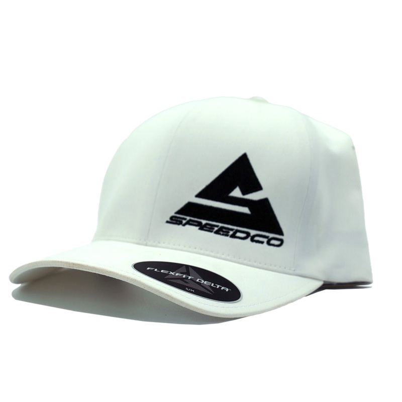 Speedco Flexfit Delta Hat-White Small/Medium