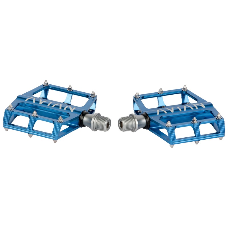 Avian Pariah Alloy BMX Platform Pedals-Blue Expert