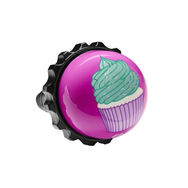 Bite Size Twister Bike Bell Blush/Dark Brown One size