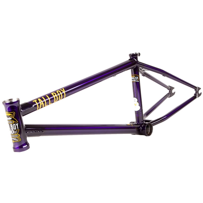 S&M Tall Boy Frame (Charlie Crumlish) Matte Clear 20.75″ Toptube
