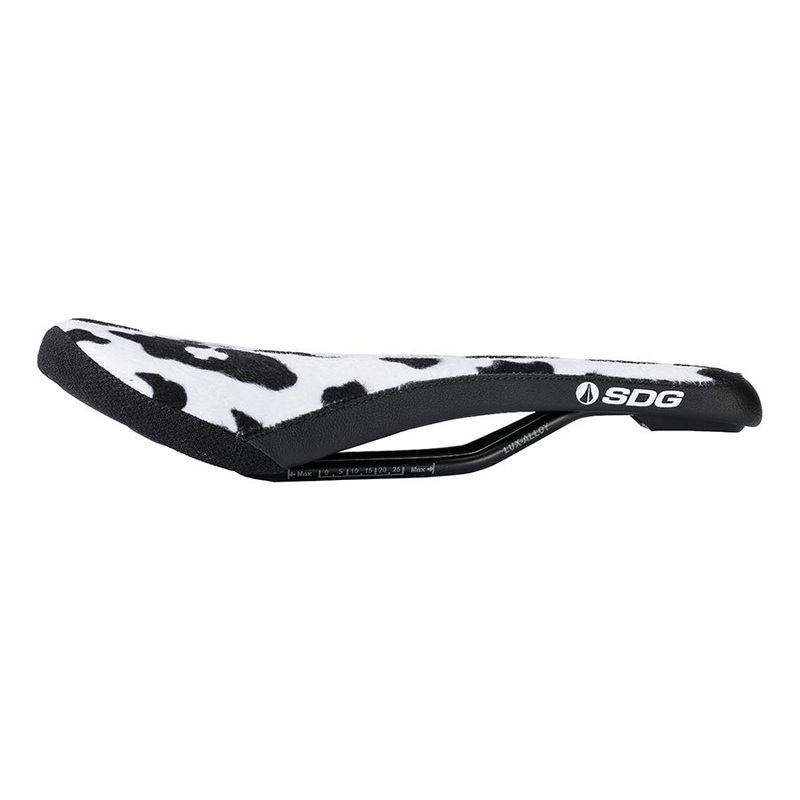 SDG Bel-Air V3 Traditional Saddle Lux Rails Cow Print