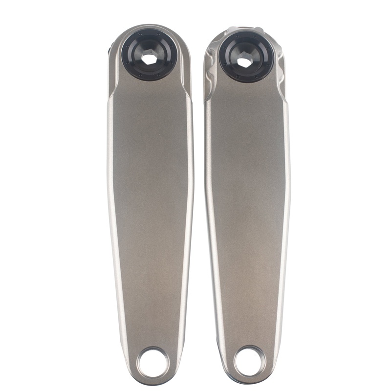 5Dev RGXC Titanium Cranks 155 Raw Titanium