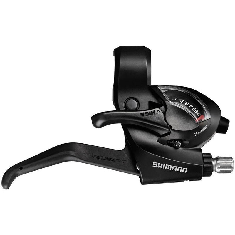 Shimano ST-EF41 3×7-Speed Brake / Shift Lever Set Black ESTEF41P7AL