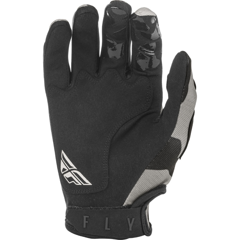 FLY RACING Kinetic K221 Gloves Black/Grey Sz 09