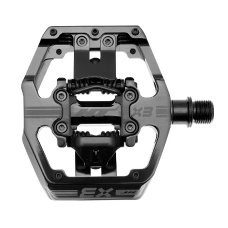 HT Pedals X3 Clipless BMX Pedals Stealth Black
