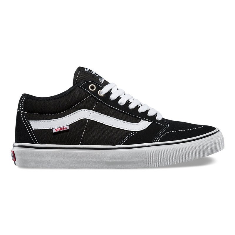 Vans TNT Signature Shoes-Black/White 6.5