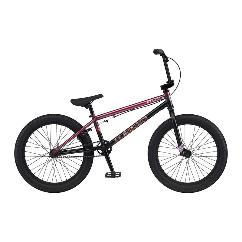 GT Slammer Mercado 20″TT BMX Freestyle Bike-Raspberry