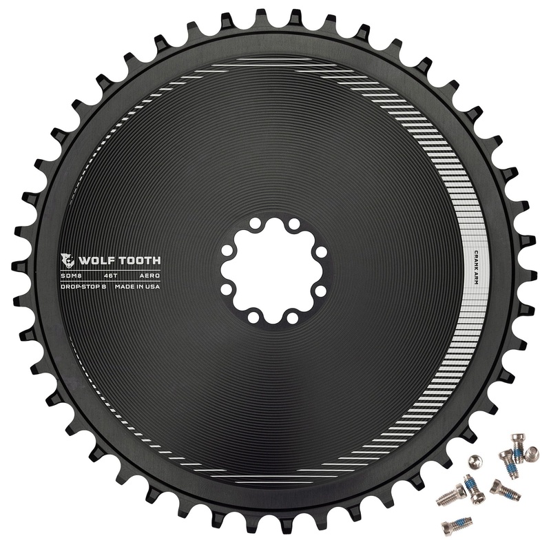 Aero Direct Mount Chainring for SRAM 8-Bolt Gravel / Road Cranks Drop-Stop B 46T